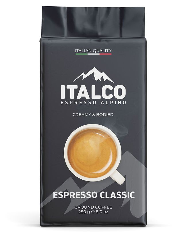 Кофе молотый Italco Espresso Alpino Espresso Classic, 250 г