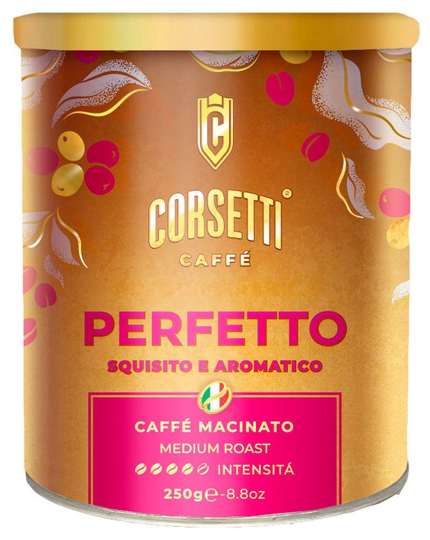 Кофе молотый CORSETTI Perfetto Италия, 250 г