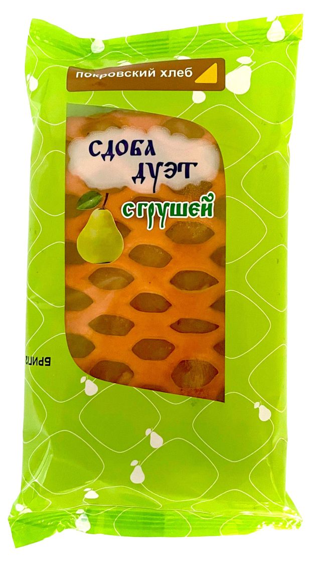 Сдоба Покровский хлеб Дуэт с грушей, 150 г