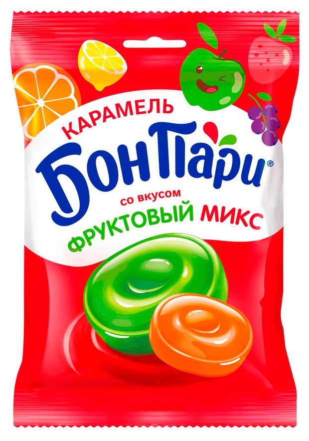 Леденцы Бон Пари фруктовые, 500 г
