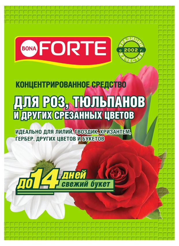 Средство для срезанных цветов Bona Forte, 15 г