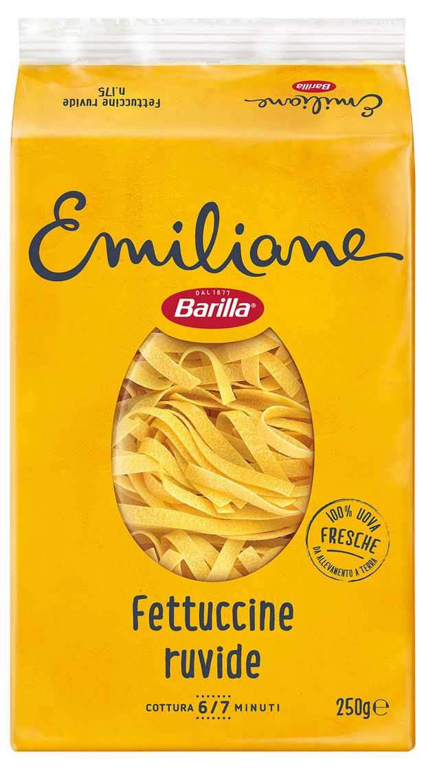 Макаронные изделия Barilla Emiliane Fettuccine Феттуччине яичные Италия, 250 г