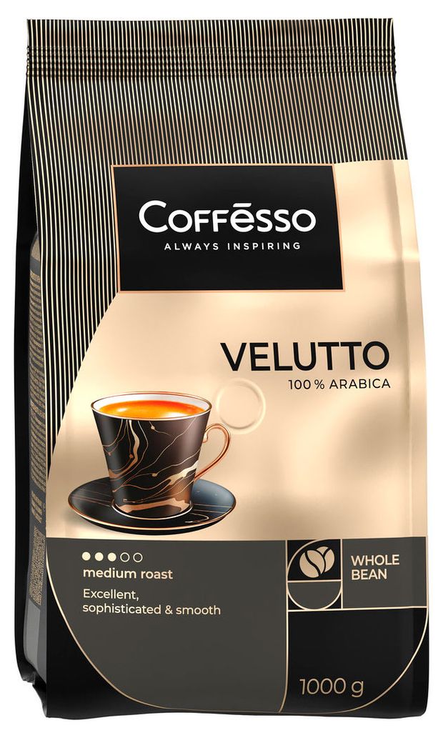 Кофе зерновой Coffesso Velutto, 1 кг
