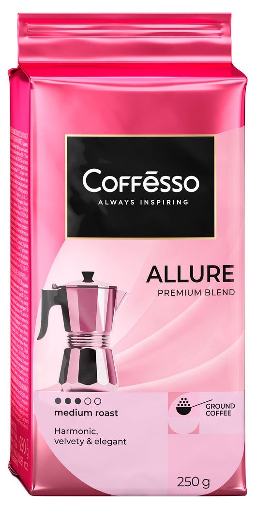 Кофе молотый Coffesso Allure, 250 г