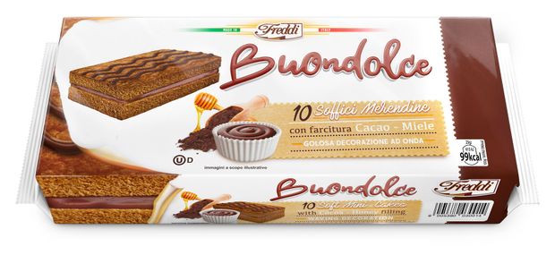 Мини-пирожные Freddi Buondolce Шоколад мед Италия, 250 г