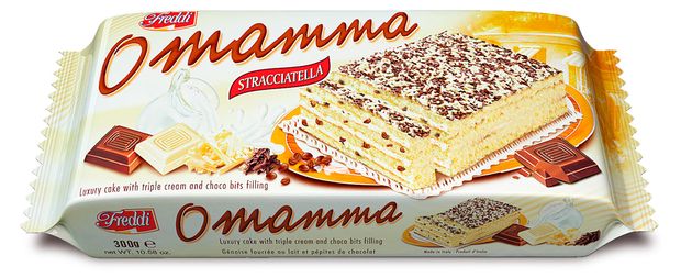 Торт бисквитный Freddi OMAMMA Stracciatella Италия, 300 г