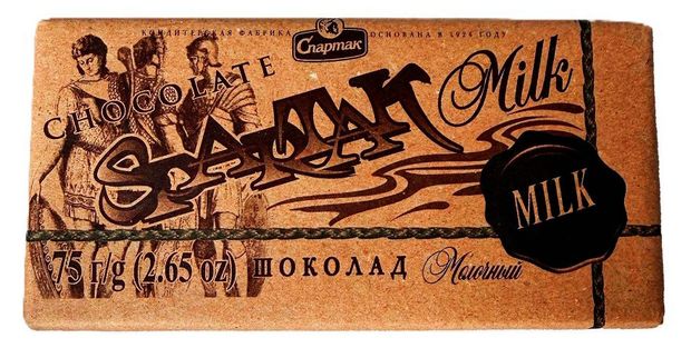 Шоколад молочный Спартак, 75 г