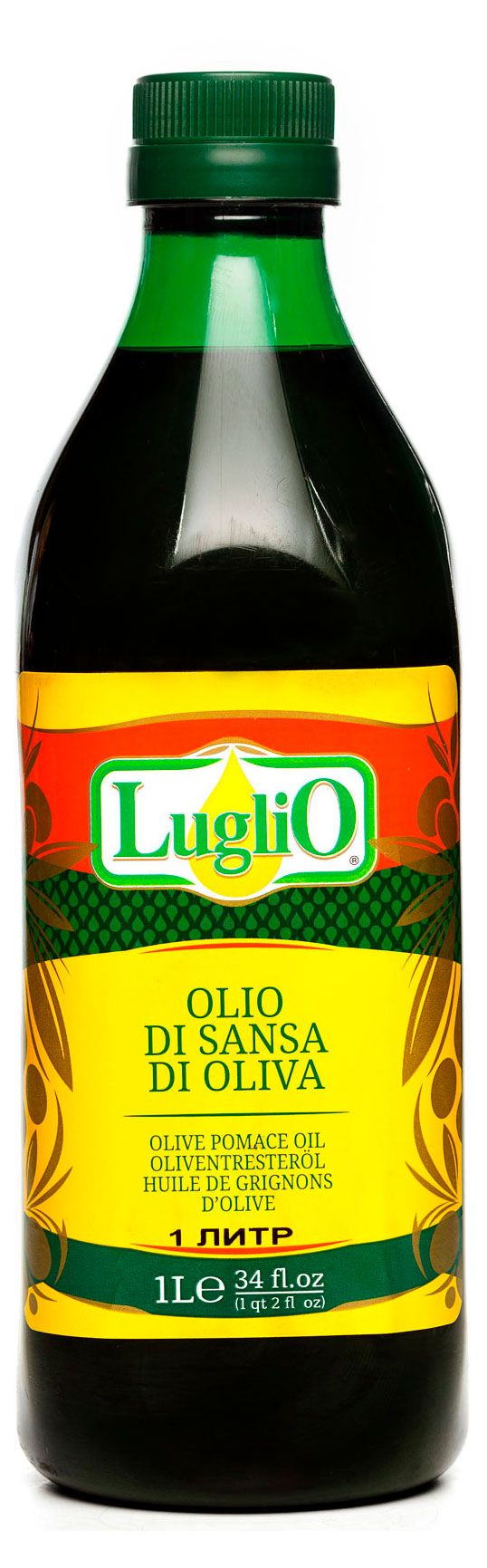 Масло оливковое Luglio рафинированное Италия, 1 л