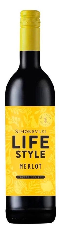 Вино Simonsvlei Lifestyle Merlot красное сухое ЮАР, 0,75 л