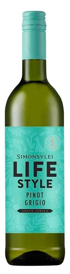 Вино Simonsvlei Lifestyle Pinot Grigio белое сухое ЮАР, 0,75 л