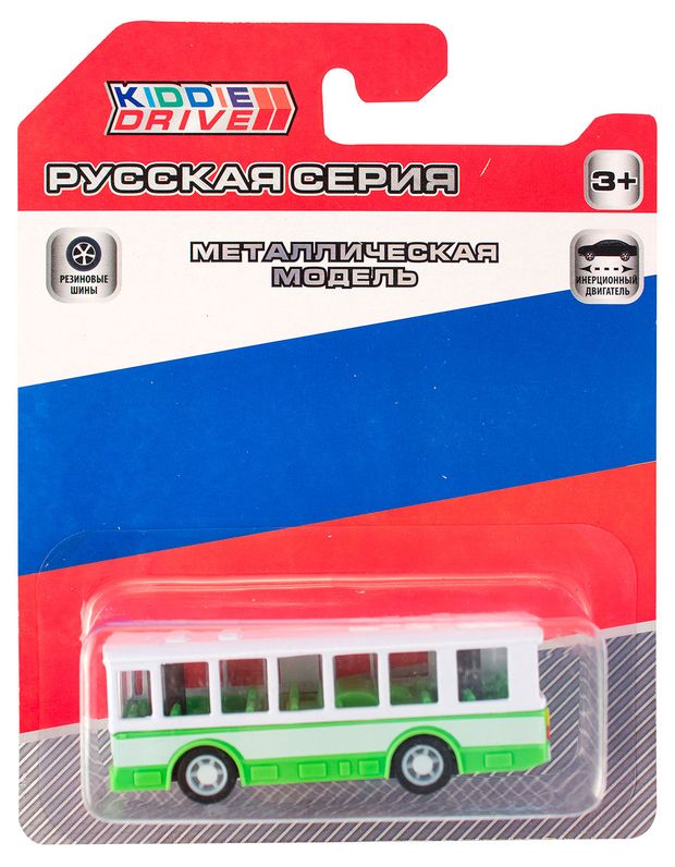 Городской транспорт KiddieDrive металлическая модель 8-10 см, 1 шт в ассортименте
