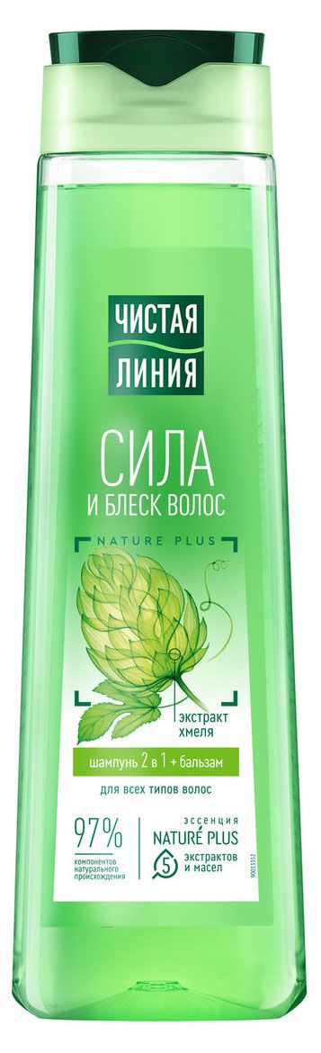 Шампунь для волос Чистая Линия хмель, 400 мл
