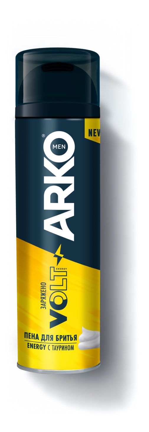 Пена для бритья Arko Men Energy с таурином, 200 мл