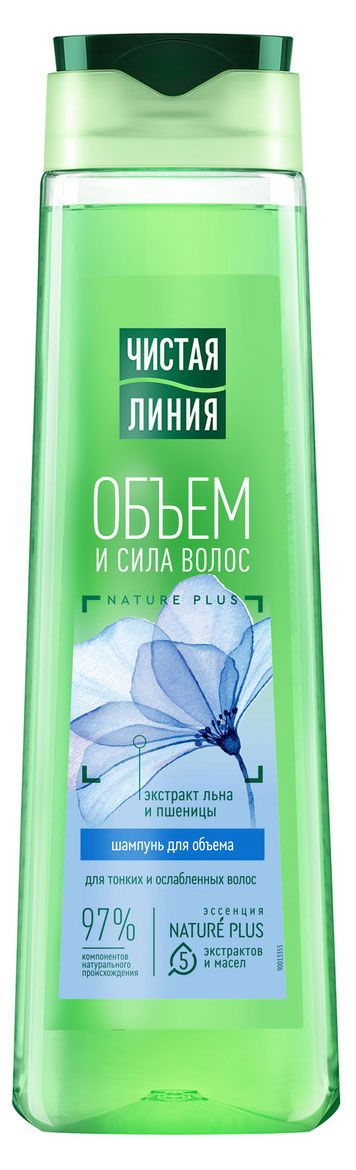 Шампунь для волос Чистая Линия пшеница, 400 мл