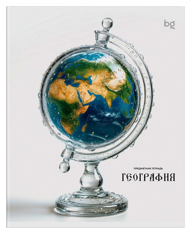 Тетрадь предметная BG Юный гений География в клетку А5, 48 л