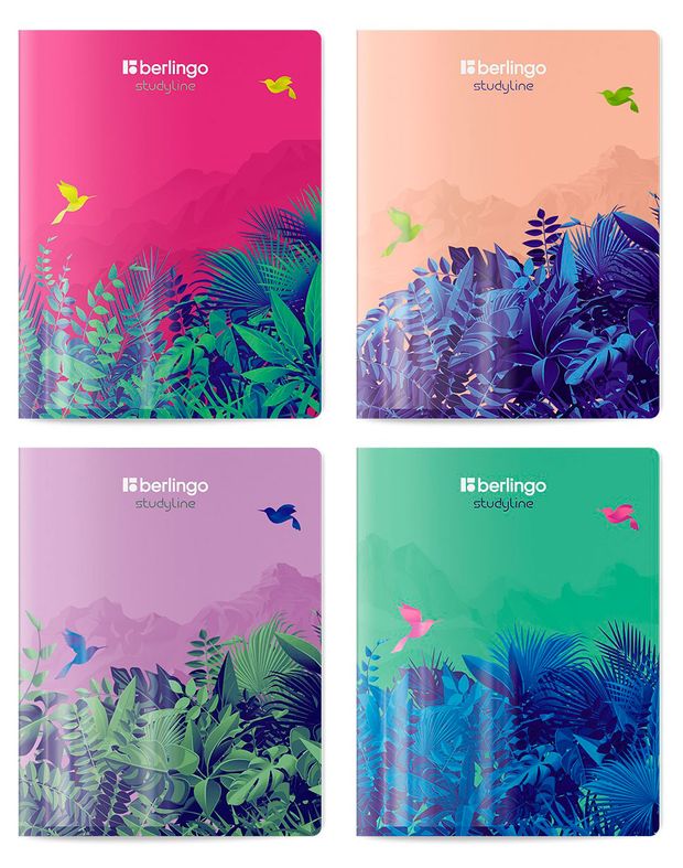Тетрадь Berlingo Flower Art в клетку А5 48 л, 1 шт в ассортименте