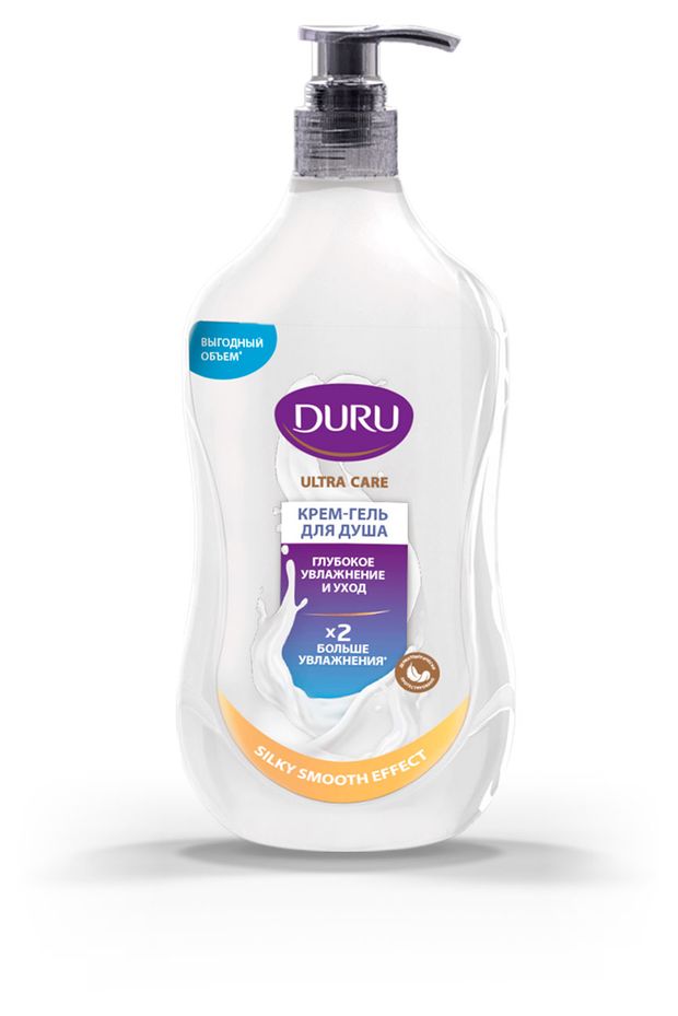 Гель для душа Duru ultra care глубокое увлажнение и уход Турция, 750 мл