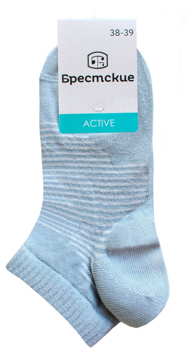 Носки женские Брестские active серо-голубые, р 25