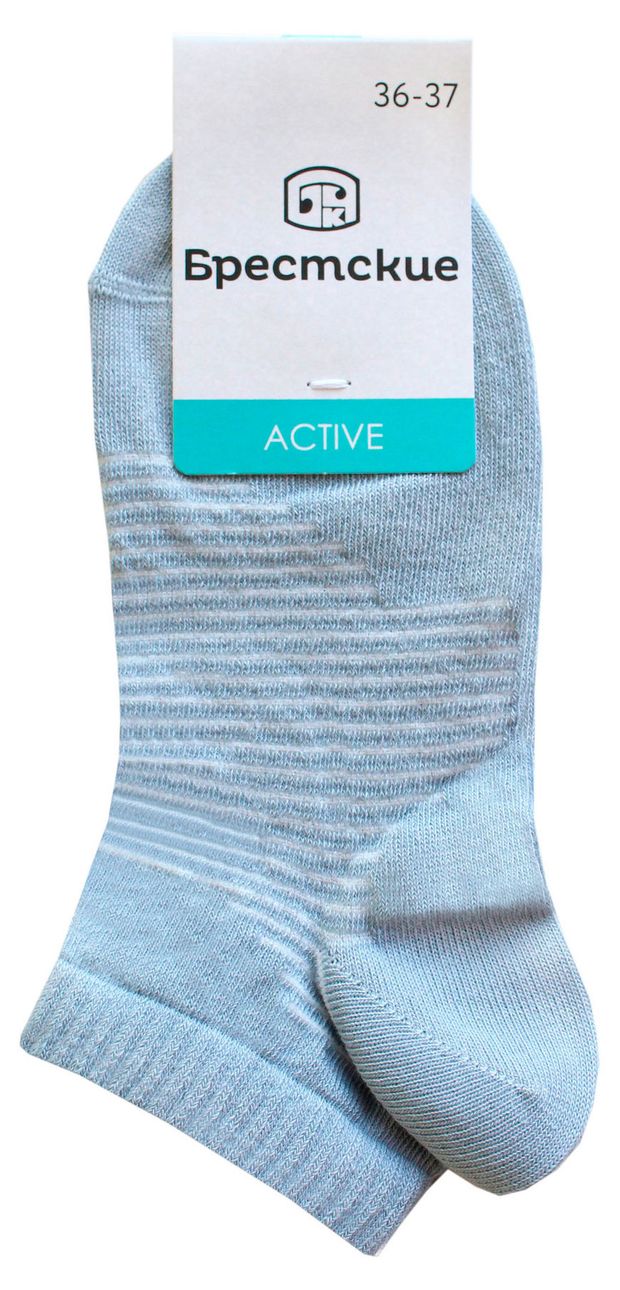Носки женские Брестские active серо-голубые, р 23