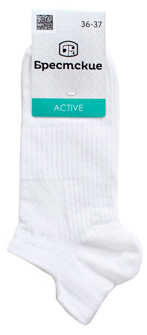 Носки женские Брестские active ультракороткие белые, р 23