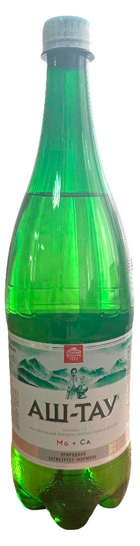 Вода минеральная Аш-Тау лечебно-столовая с газом, 1,25 л