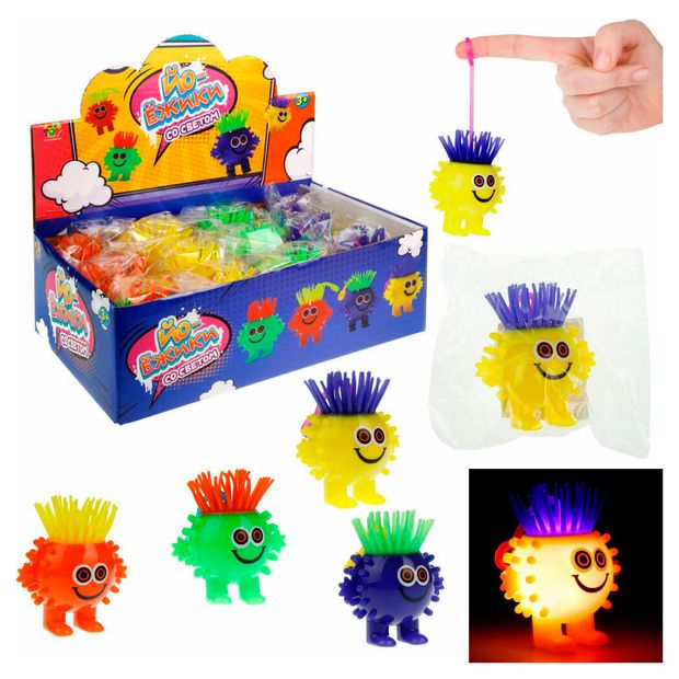 Игрушка 1TOY Йо-Ежик Тролль со светом 6,5х5х7,5 cм, 1 шт в ассортименте