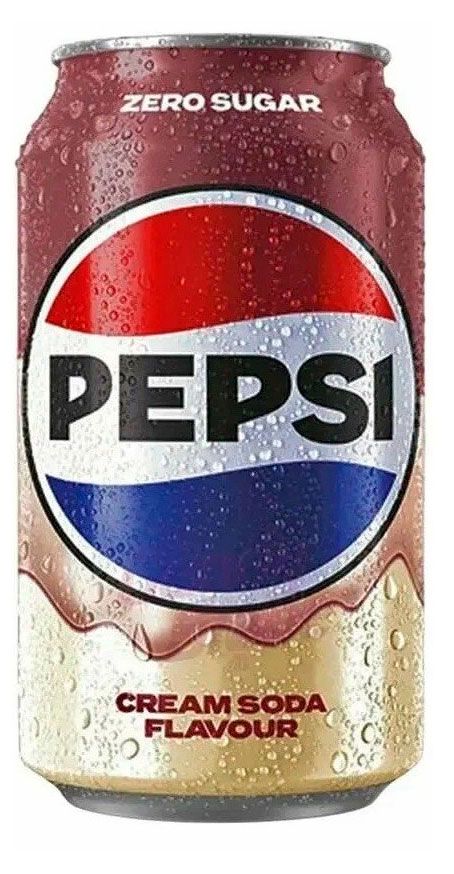 Напиток газированный Pepsi Zero Cream Soda Великобритания, 330 мл