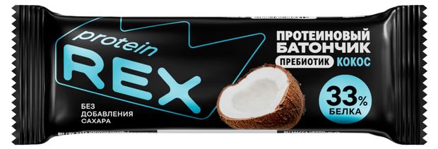 Батончик протеиновый ProteinRex кокос, 50 г