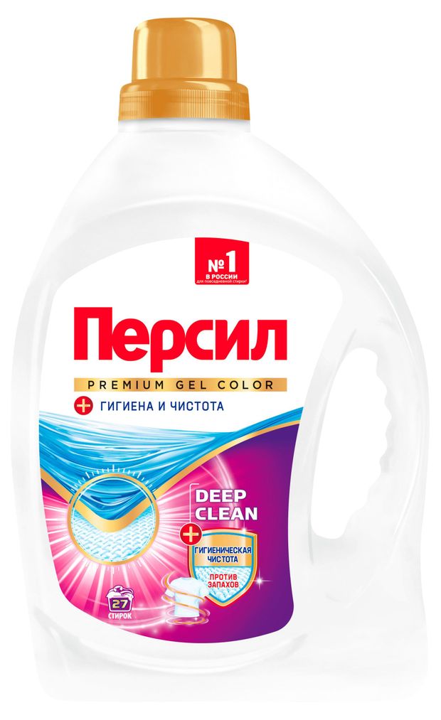 Гель для стирки Персил Premium Color для цветного белья, 1,76 л (27 стирок)