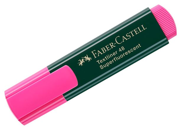 Текстовыделитель Faber-Castell 46 Superfluorescent розовый, 1 шт
