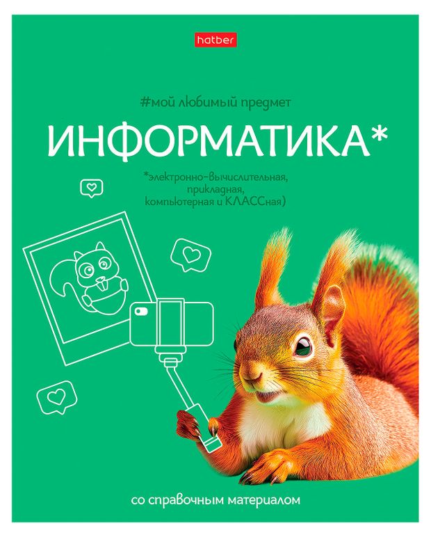 Тетрадь предметная Hatber Информатика А5 в клетку, 48 л