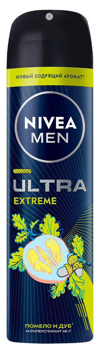 Антиперспирант NIVEA Men Ultra Extreme, 150 мл