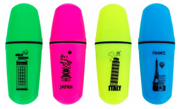 Текстовыделитель Brauberg Neon Mini неоновые 1-5 мм, 1 шт в ассортименте