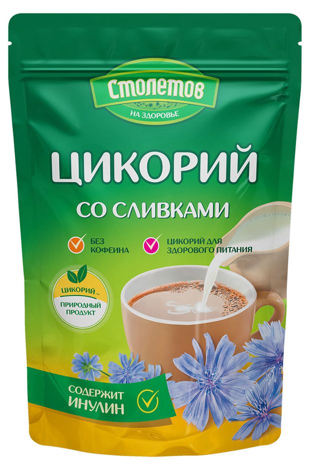 Цикорий растворимый Столетов со сливками порошкообразный Беларусь, 100 г