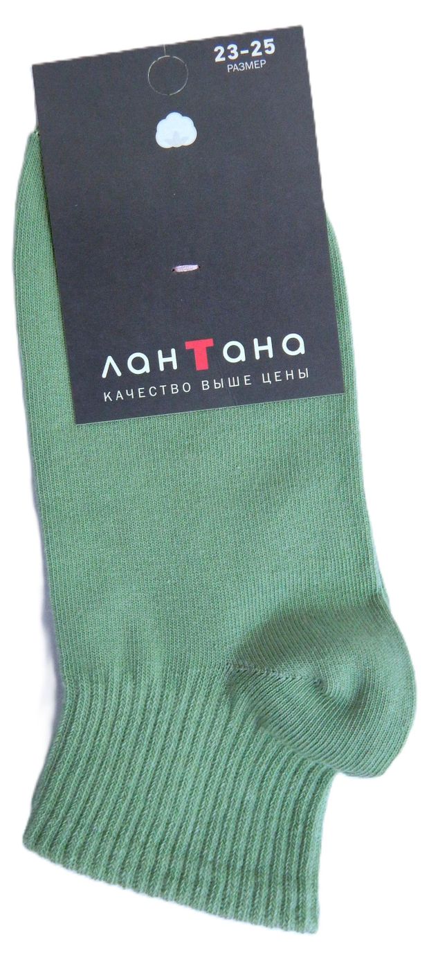 Носки женские Лантана укороченные мятные, р.23-25