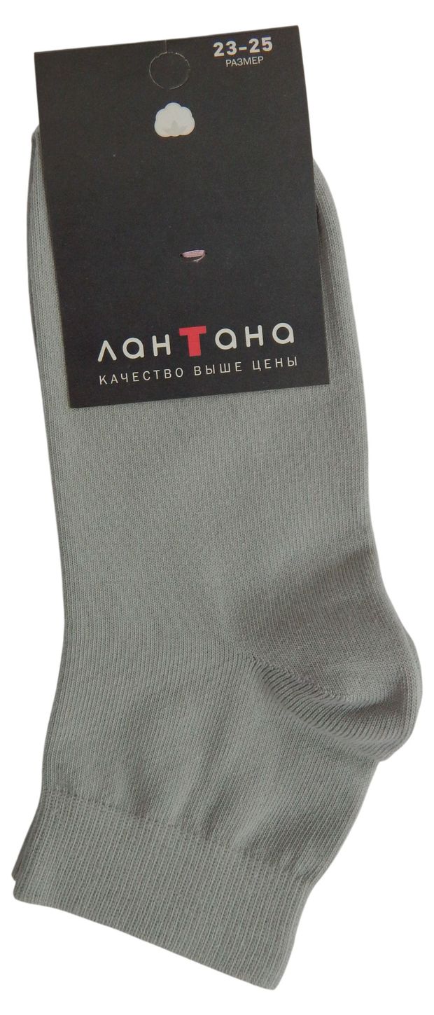 Носки женские Лантана серо-голубые, р.23-25