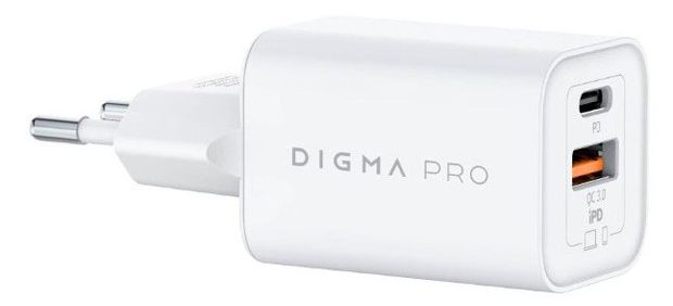 Сетевое зарядное устройство DIGMA Pro DPW6C USB-C/USB-A 65Вт