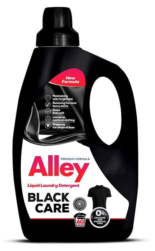 Гель для стирки черного и темного белья Alley Black Care Турция, 3 л