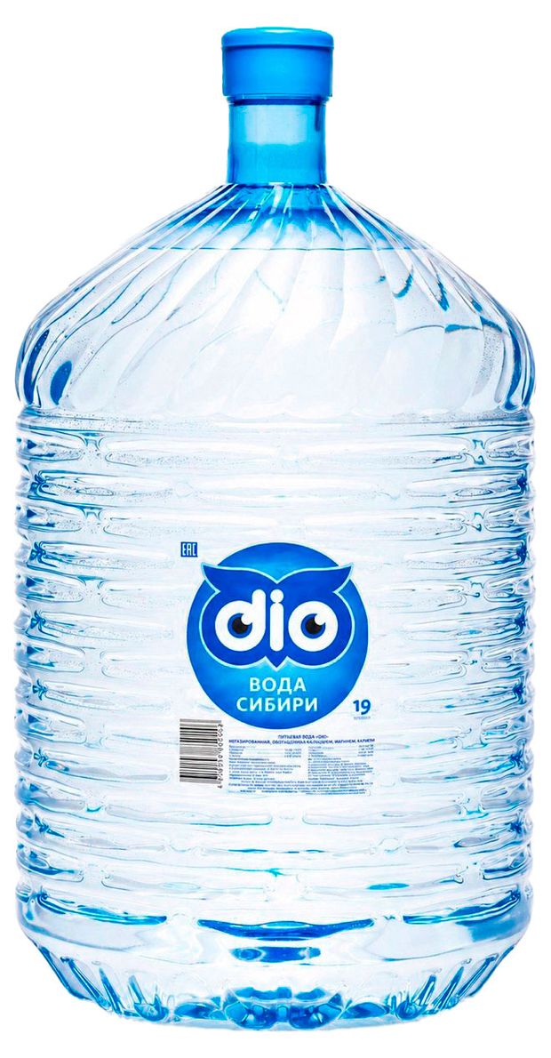 Вода питьевая DIO артезианская негазированная, 19 л