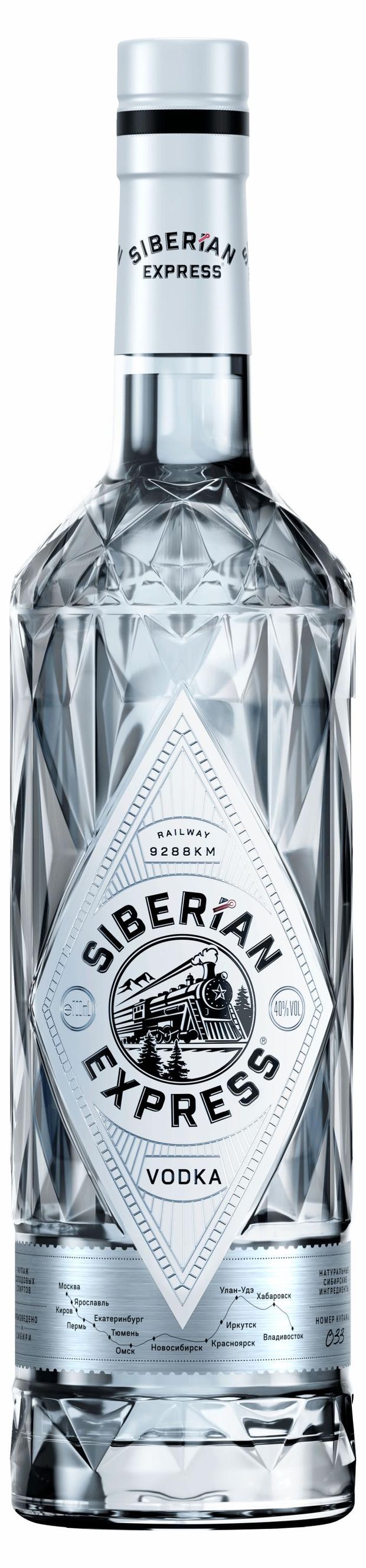 Водка Siberian Express Россия, 0,7 л
