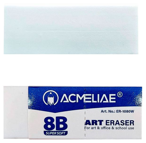 Ластик художественный ACMELIAE супер мягкий 8B, 1 шт