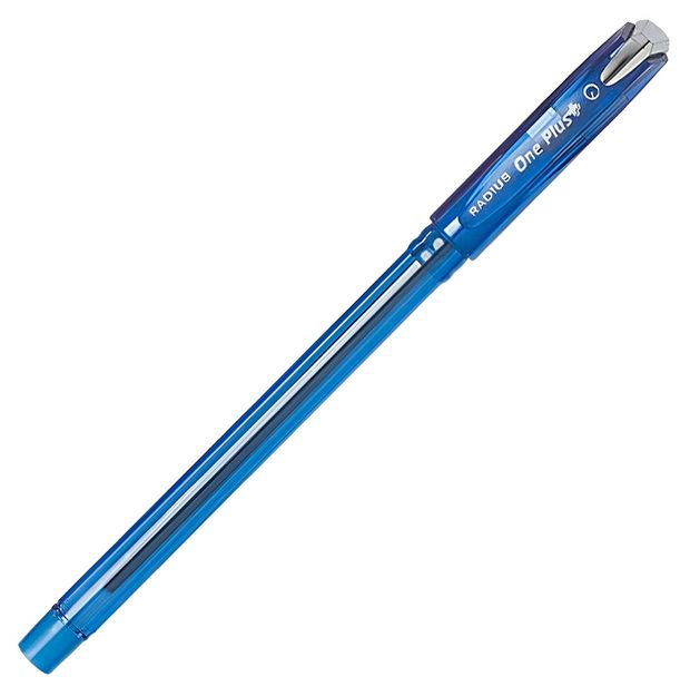 фото Ручка шариковая radius one plus tt 0,7 мм синяя, 1 шт