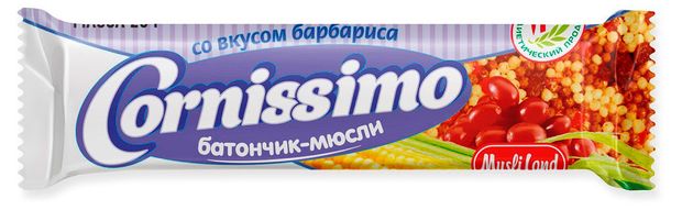 Батончик-мюсли Cornissimo со вкусом барбариса Беларусь, 25 г