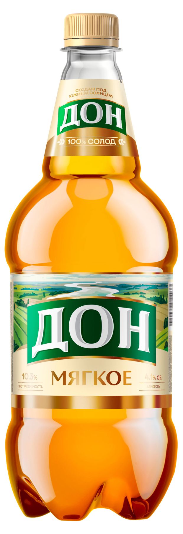 Пиво светлое Дон мягкое 4,1%, 0,95 л