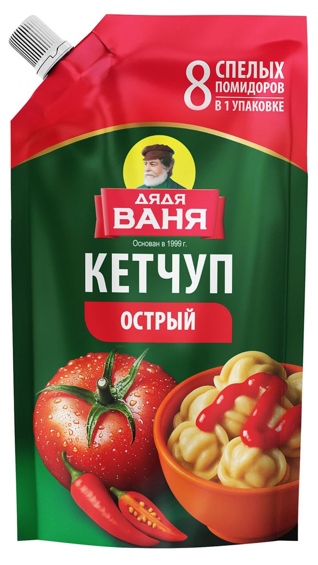 Кетчуп Дядя Ваня Острый, 300 г