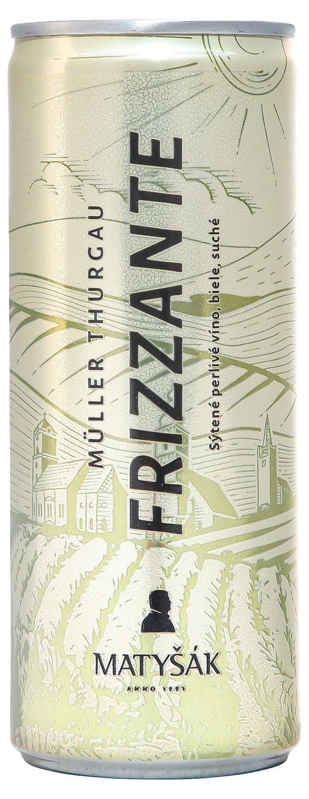 Игристое вино Matysak Muller Thurgau Frizant белое брют Словакия, 0,25 л