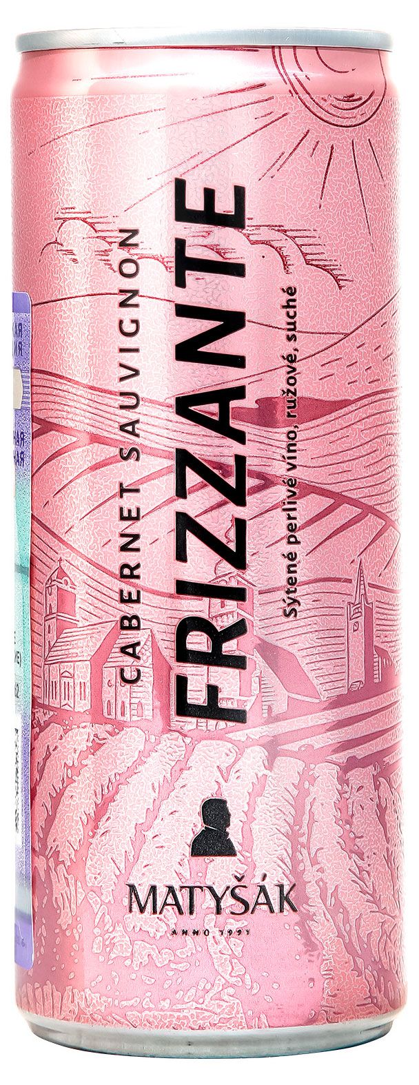 Игристое вино Matysak Cabernet Sauvignon Frizant розовое брют Словения, 0,25 л