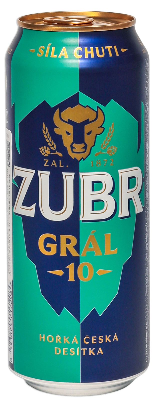 Пиво светлое Zubr Gral 4,2% Чехия, 0,5 л