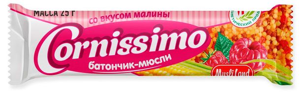 Батончик-мюсли Cornissimo со вкусом малины Беларусь, 25 г