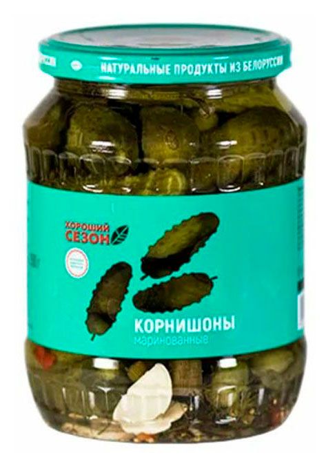 Корнишоны маринованные Хороший Сезон Беларусь, 720 г